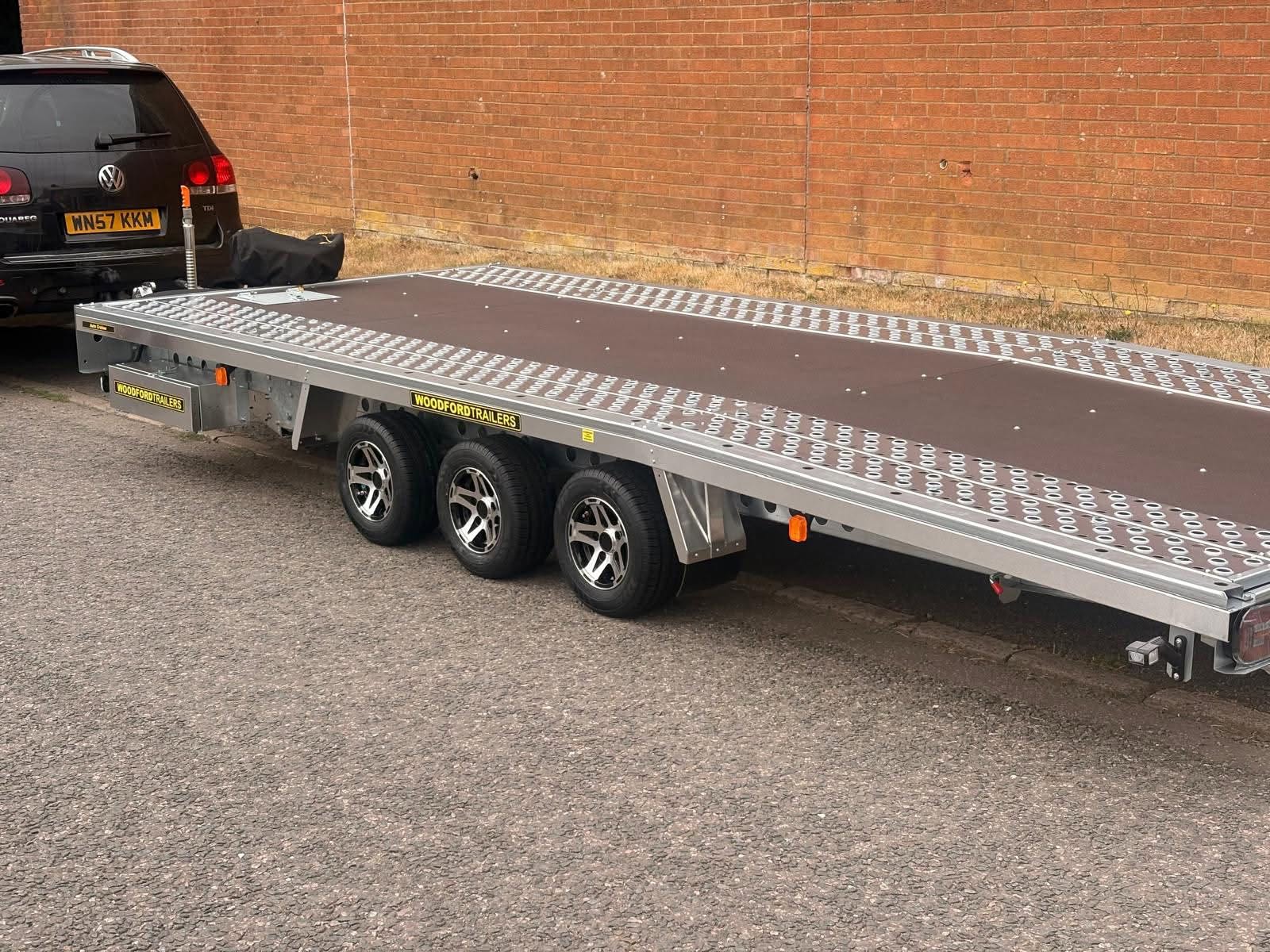 Woodford tri-axle car transporter trailer